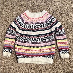 Old Navy Kids Multicolor Patterned Sweater